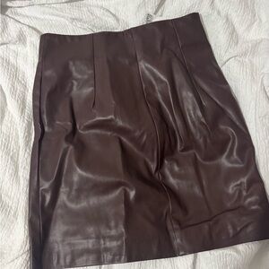 H&M Brown Pencil Skirt